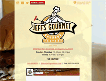 Tablet Screenshot of jeffsgourmet.com